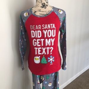 Justice Christmas Pajama Set